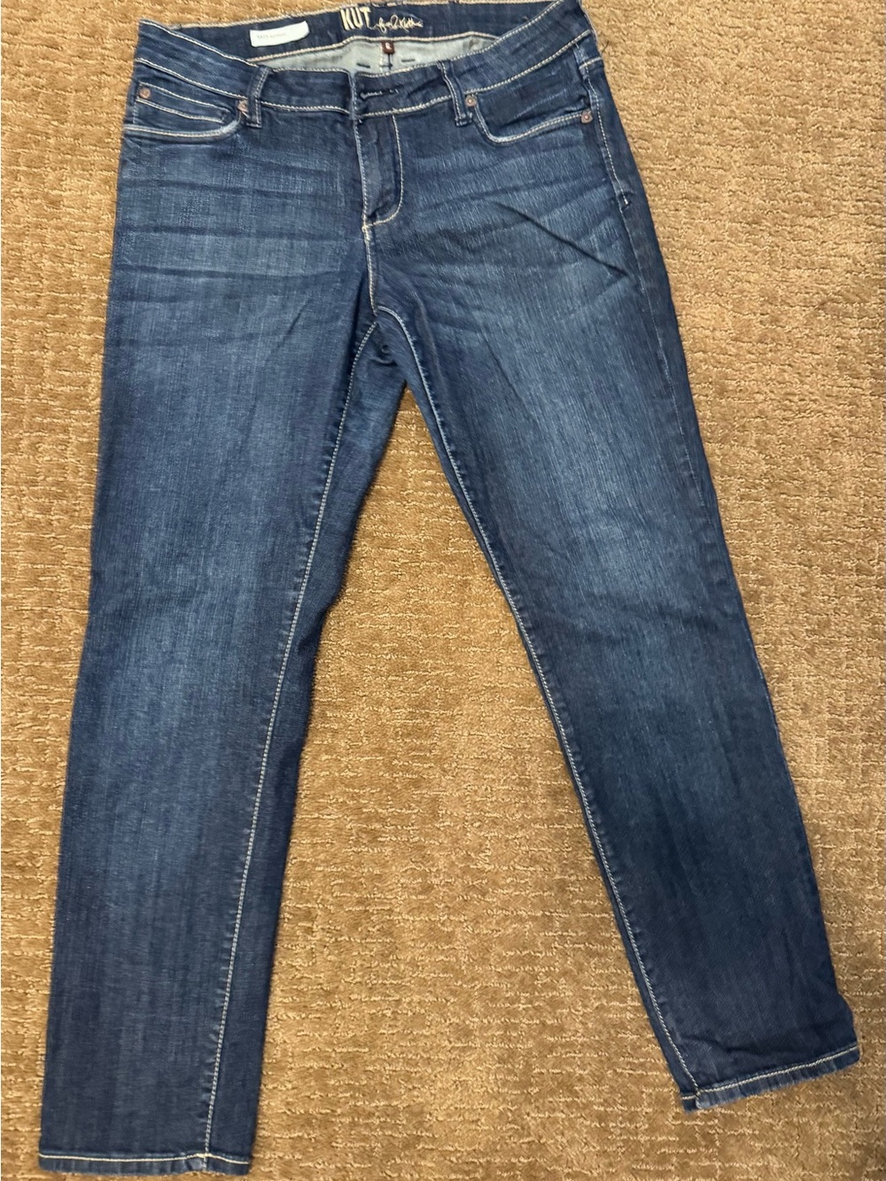 KUT from the Kloth Katy Boyfriend Jeans Size 6 Dark Wash Slim Boyfriend Denim